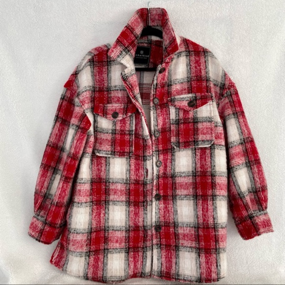 Bagatelle women’s plaid shacket. Like new - worn once.